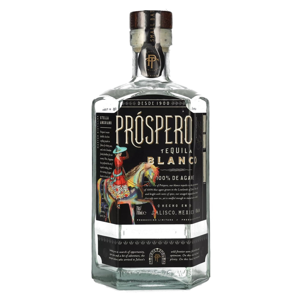 Próspero Tequila Blanco 100% Agave by Rita Ora 40% ABV 0.7l
