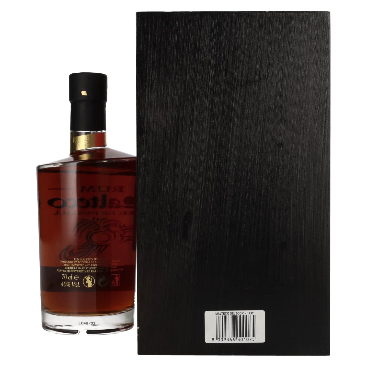 Ron Malteco SELECCIÓN 1992 40% Vol. 0,7l in wooden box