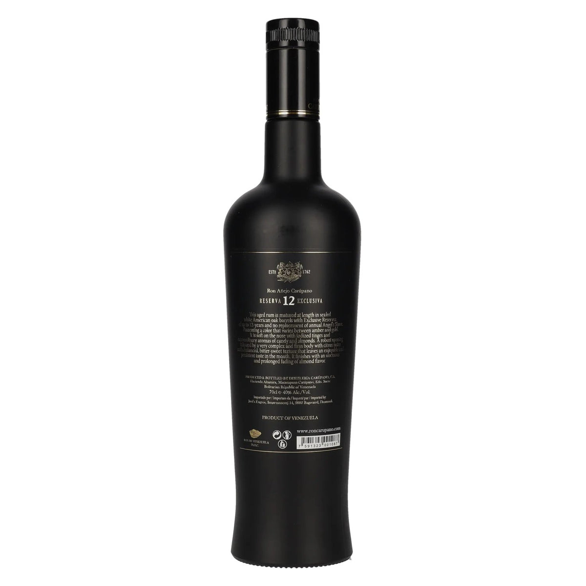 Ron Añejo Carúpano Reserva 12 Exclusiva 40% vol. 0,7 l