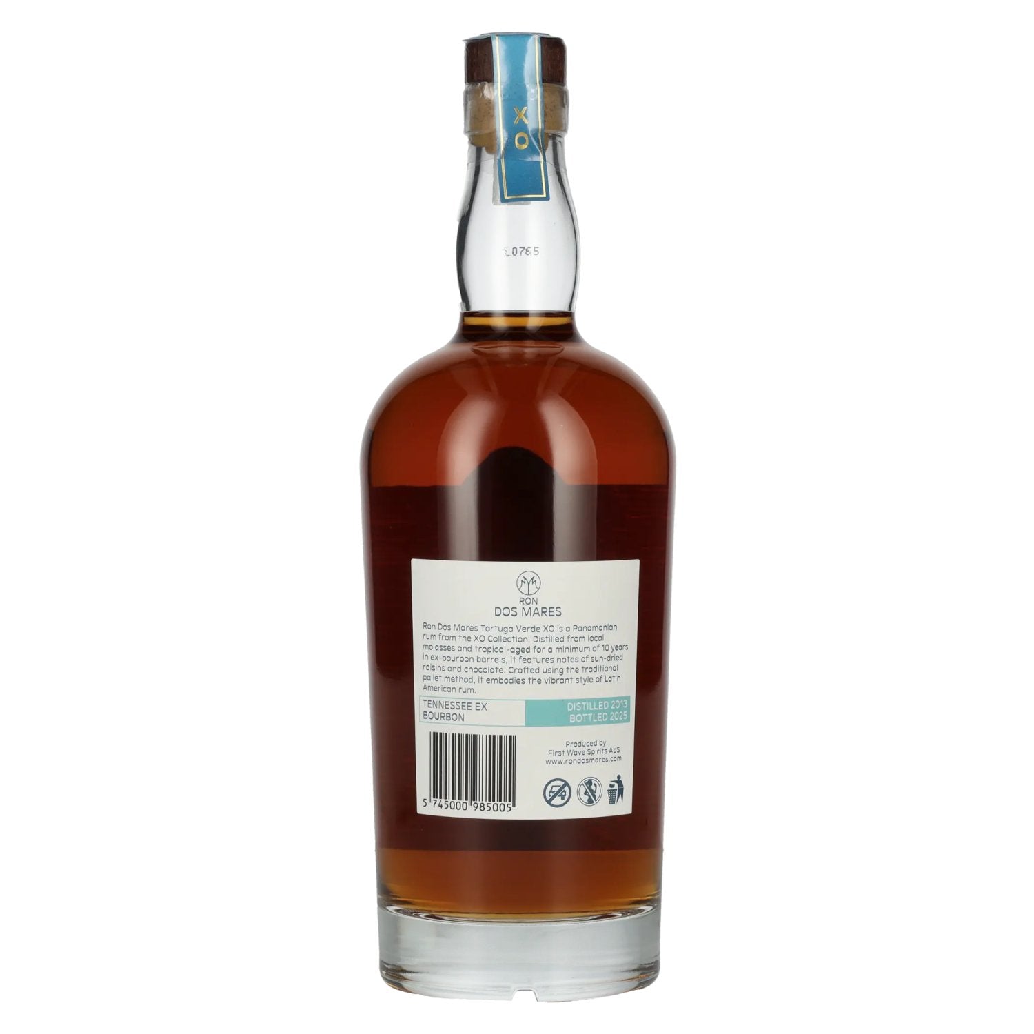 Ron Dos Mares XO Tortuga Verde Speciale Editie 40% Vol. 0,7l