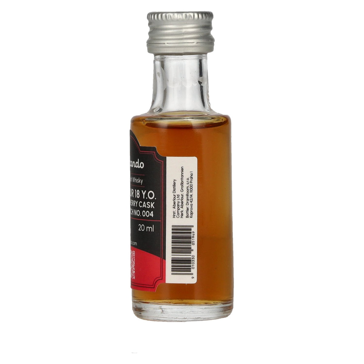 Aberlour 18 Years Old Double Sherry Cask Finish Batch nr. 004 43% vol. 0,02 l