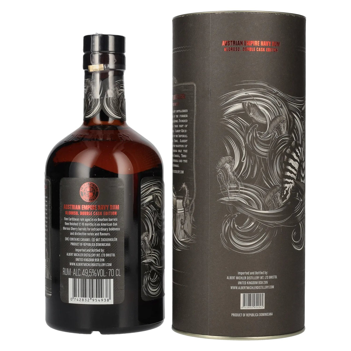 Austrian Empire Navy Rum OLOROSO CASK 49.5% vol. 0.7 l in a gift box