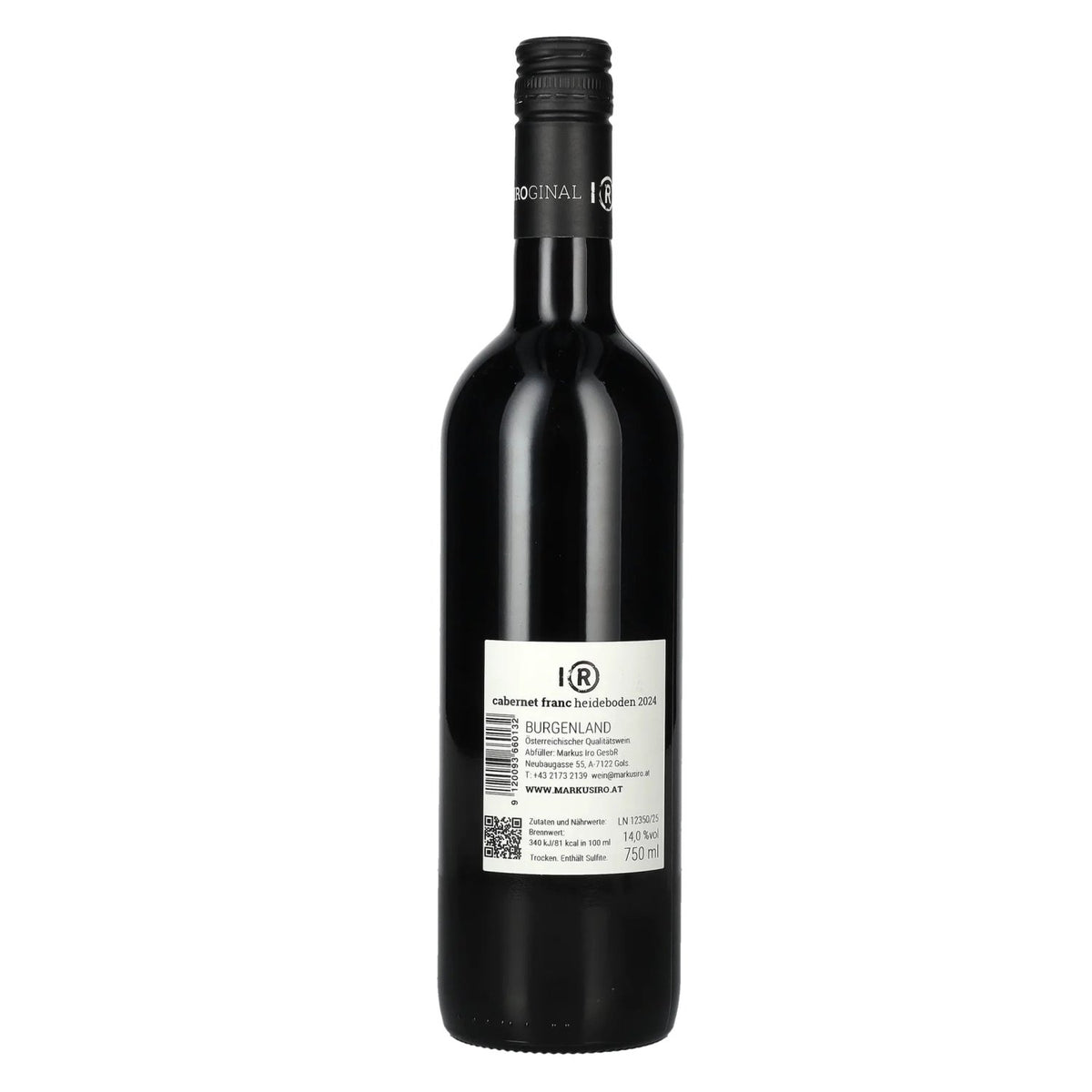 IRO Cabernet Franc Heideboden 2024 14% ABV 0.75l