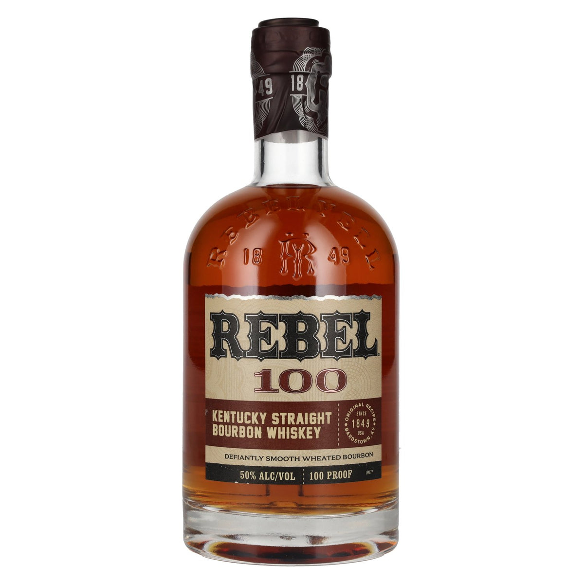 Rebel 100 PROOF Kentucky Straight Bourbon Whisky 50% vol. 0.7 l