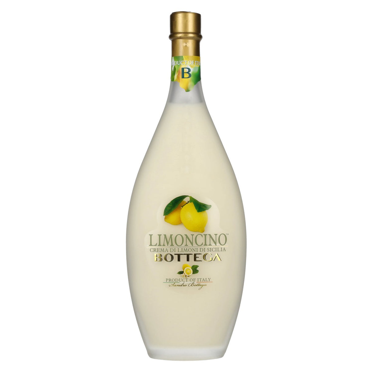 Bottega Limoncino Crème de citrons de Sicile 15 % vol. 0,5 l