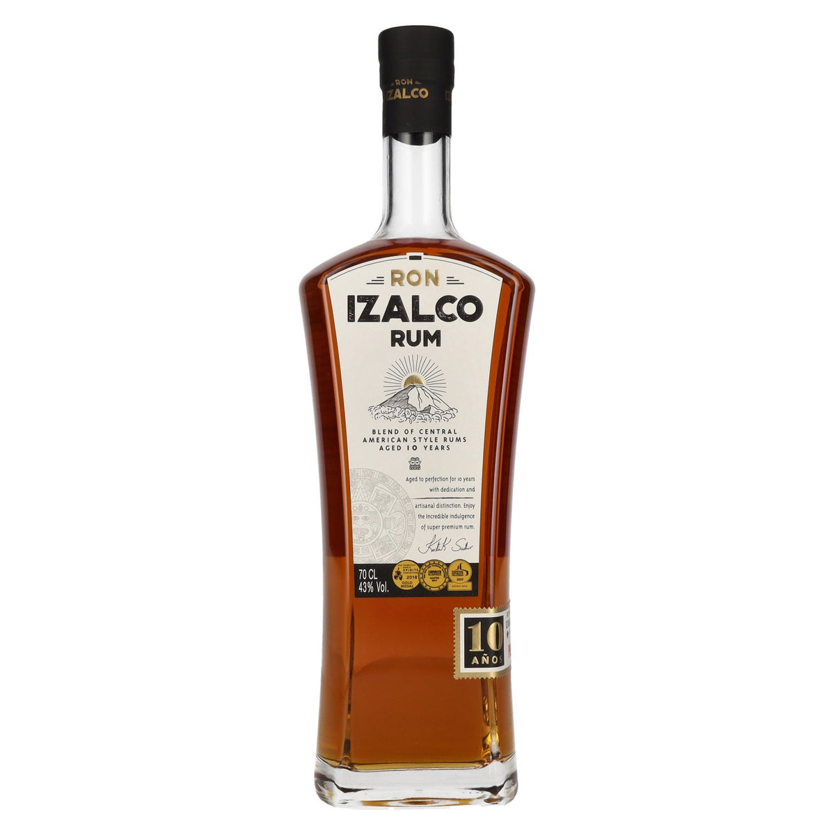 Ron Izalco 10-Year-Old Rum 43% ABV 0.7l