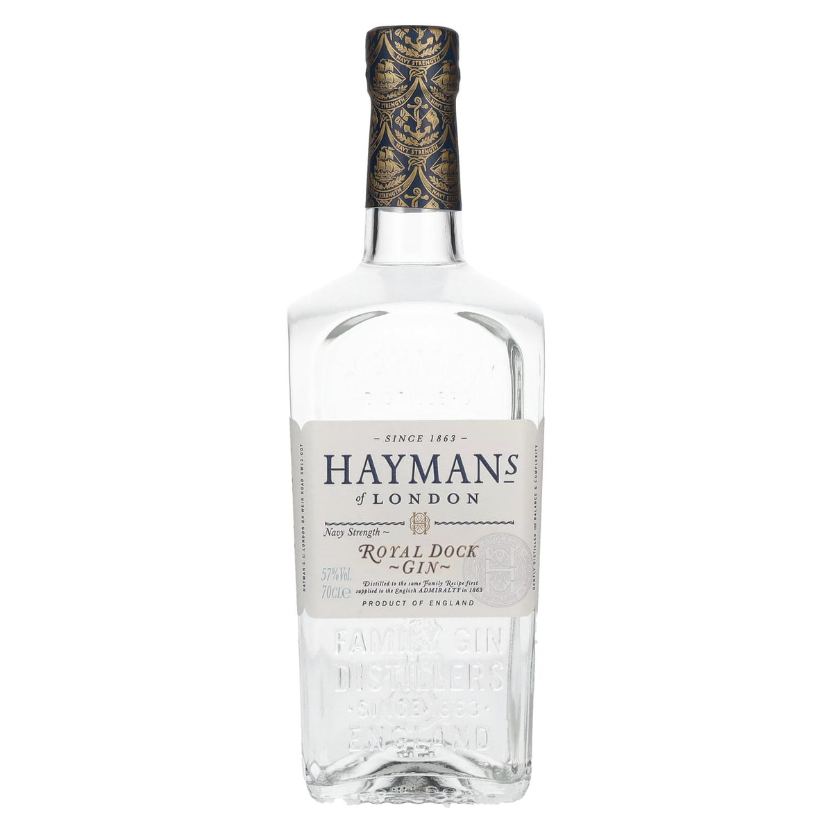 Hayman's Royal Dock Gin Navy Strength 57% vol. 0,7 l