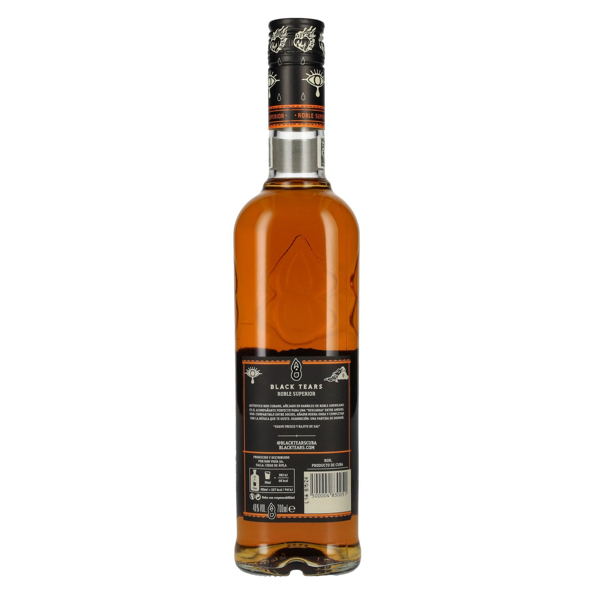 Black Tears Roble Superior Rum 40% ABV 0.7l