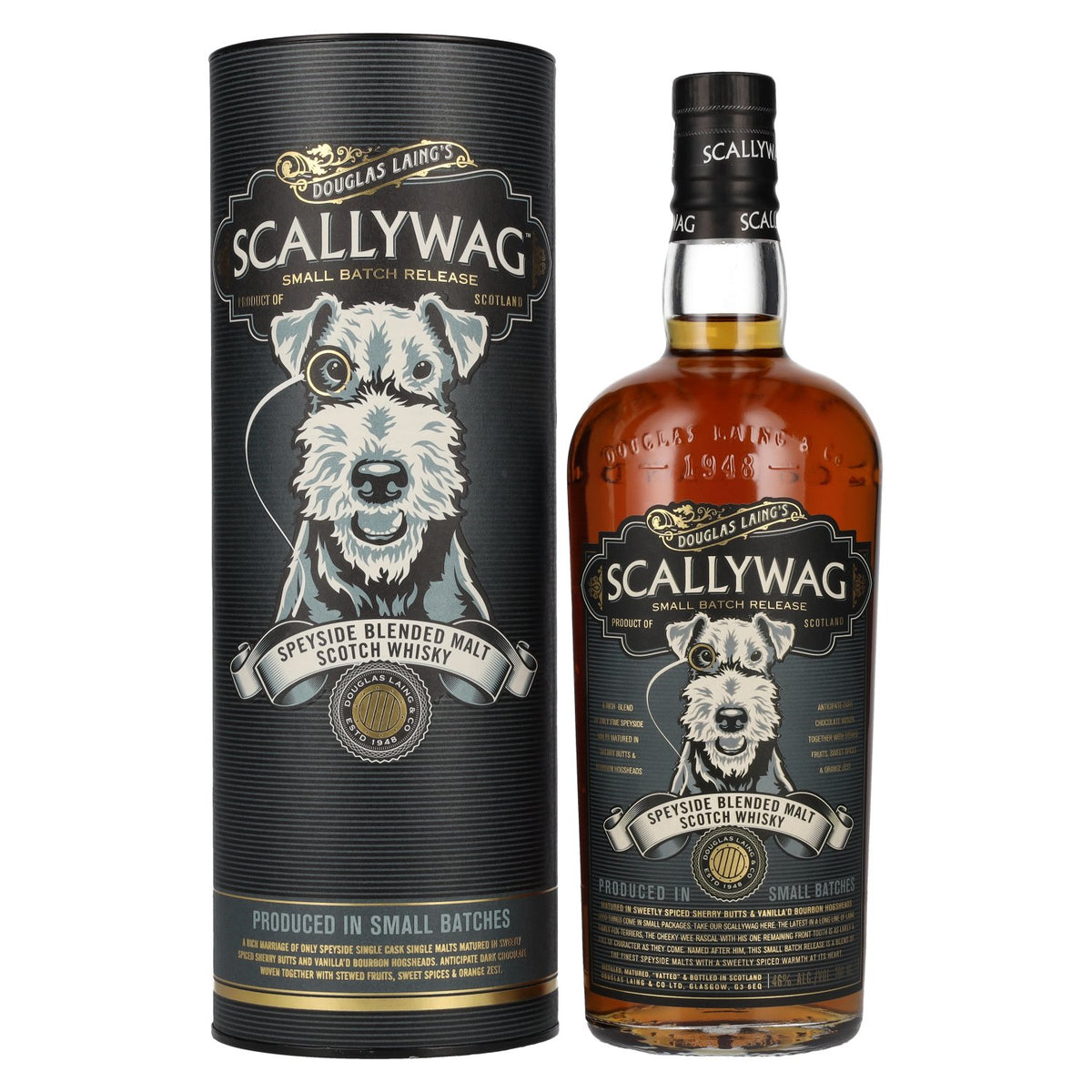 Douglas Laing Scallywag Speyside Blended Malt 46% vol., 0.7 l, in a gift box