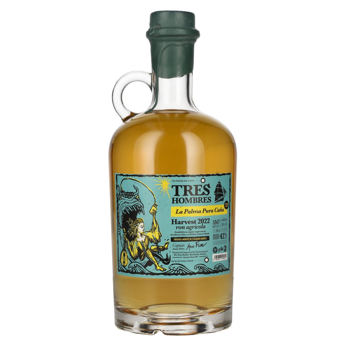 Tres Hombres La Palma Pura Caña Edition 60 2023 42% ABV 0.7l