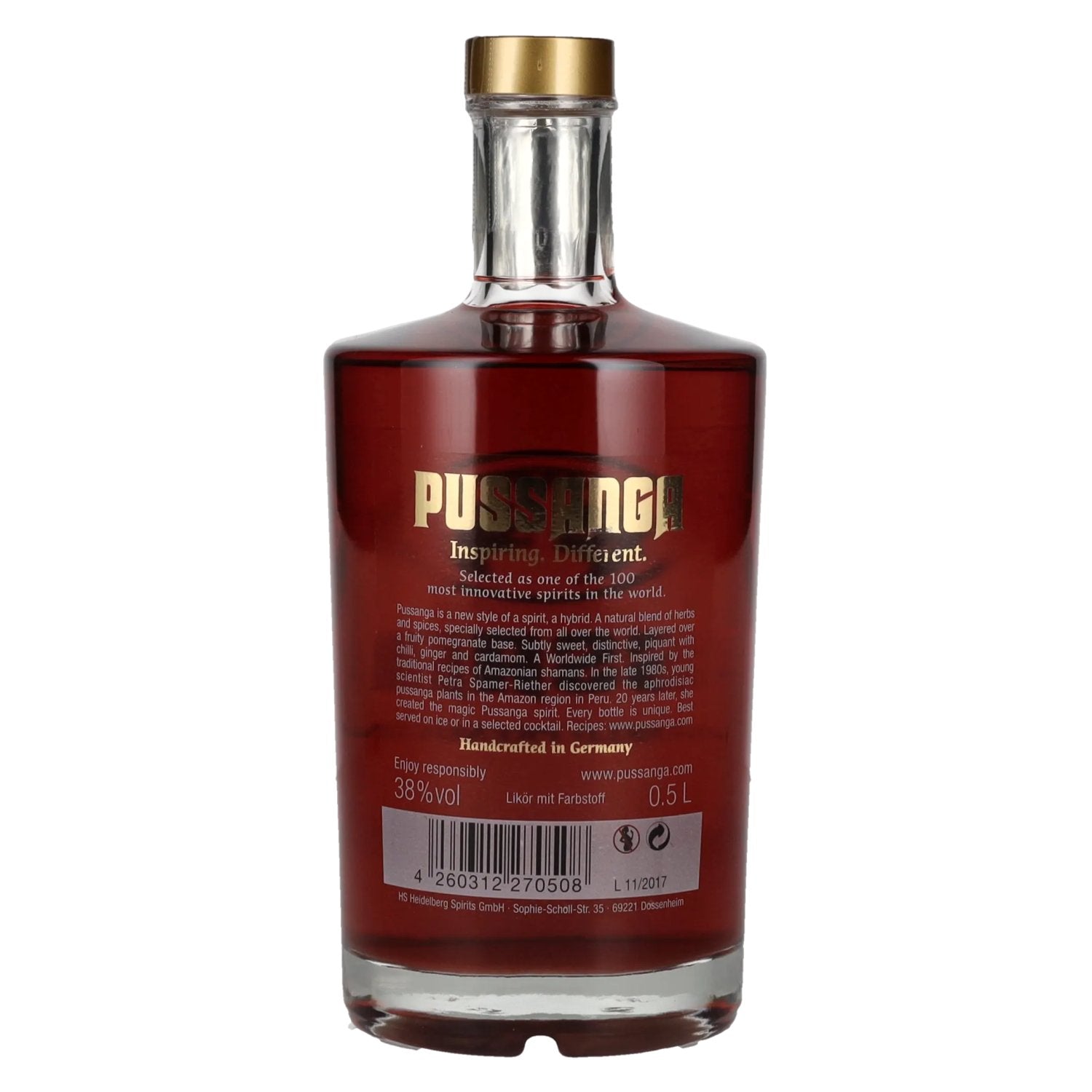 Pussanga Wereld Premium Likeur 38% Vol. 0,5l