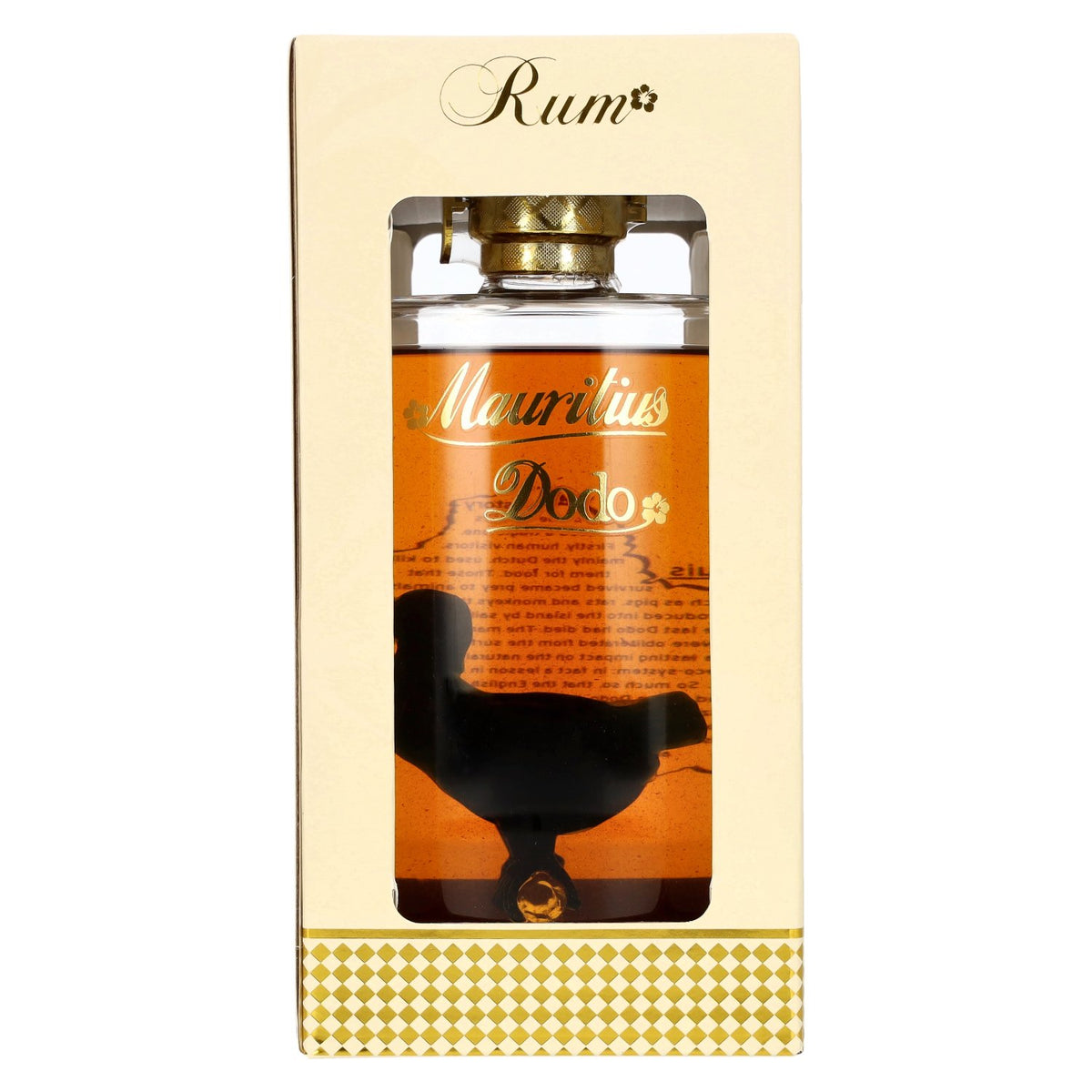 Mauritius Dodo Gold Rum 40% vol. 0.7l in a gift box