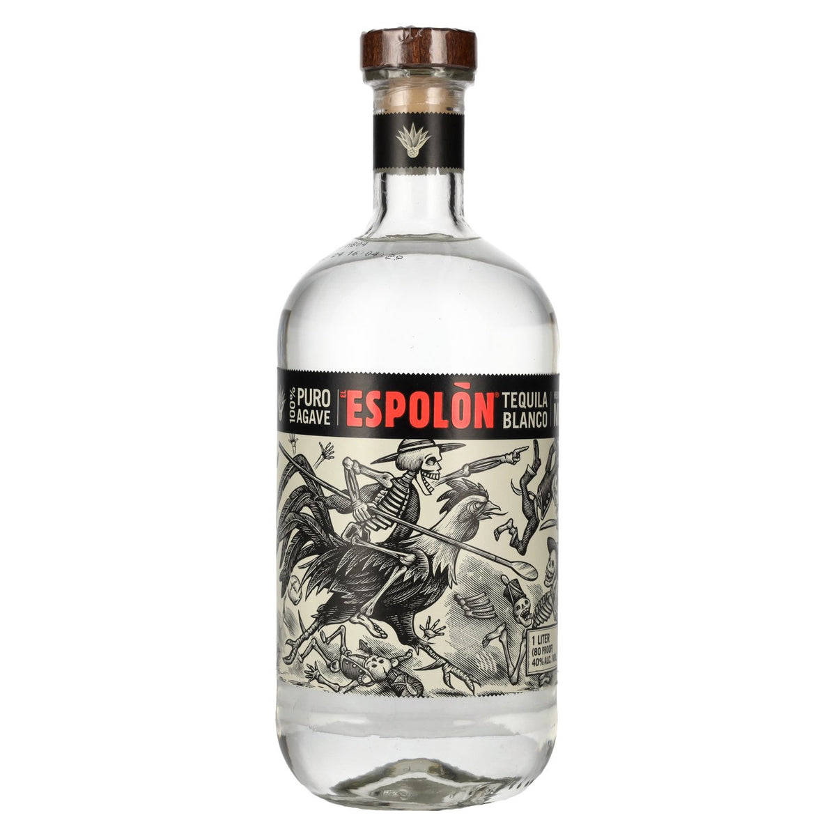 Espolón Tequila Blanco 100% Puro Agave 40% vol. 1 l