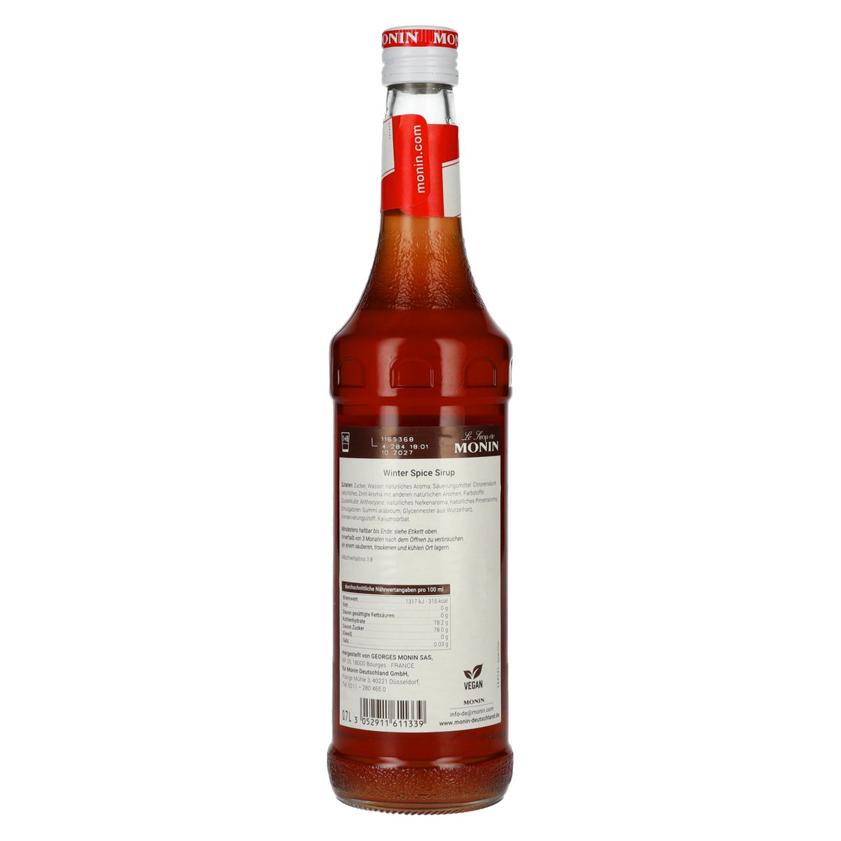 Monin WINTER SPICE-siroop 0,7 l