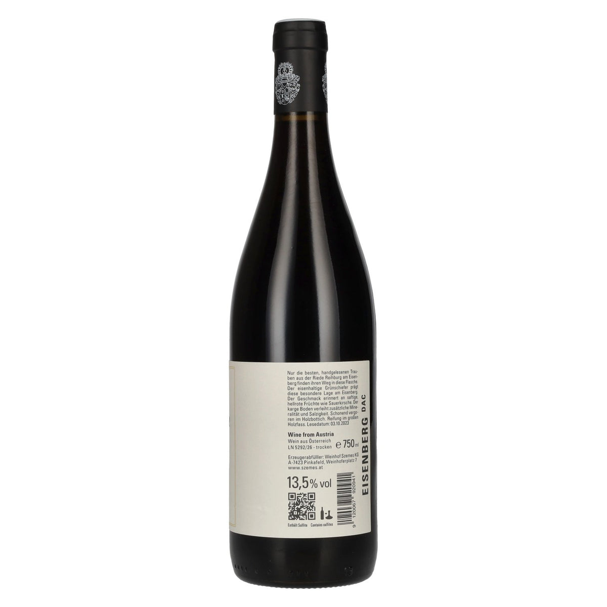 Weinhof Szemes Martínez Blaufränkisch Ried Reihburg 2023 13.5% ABV 0.75l
