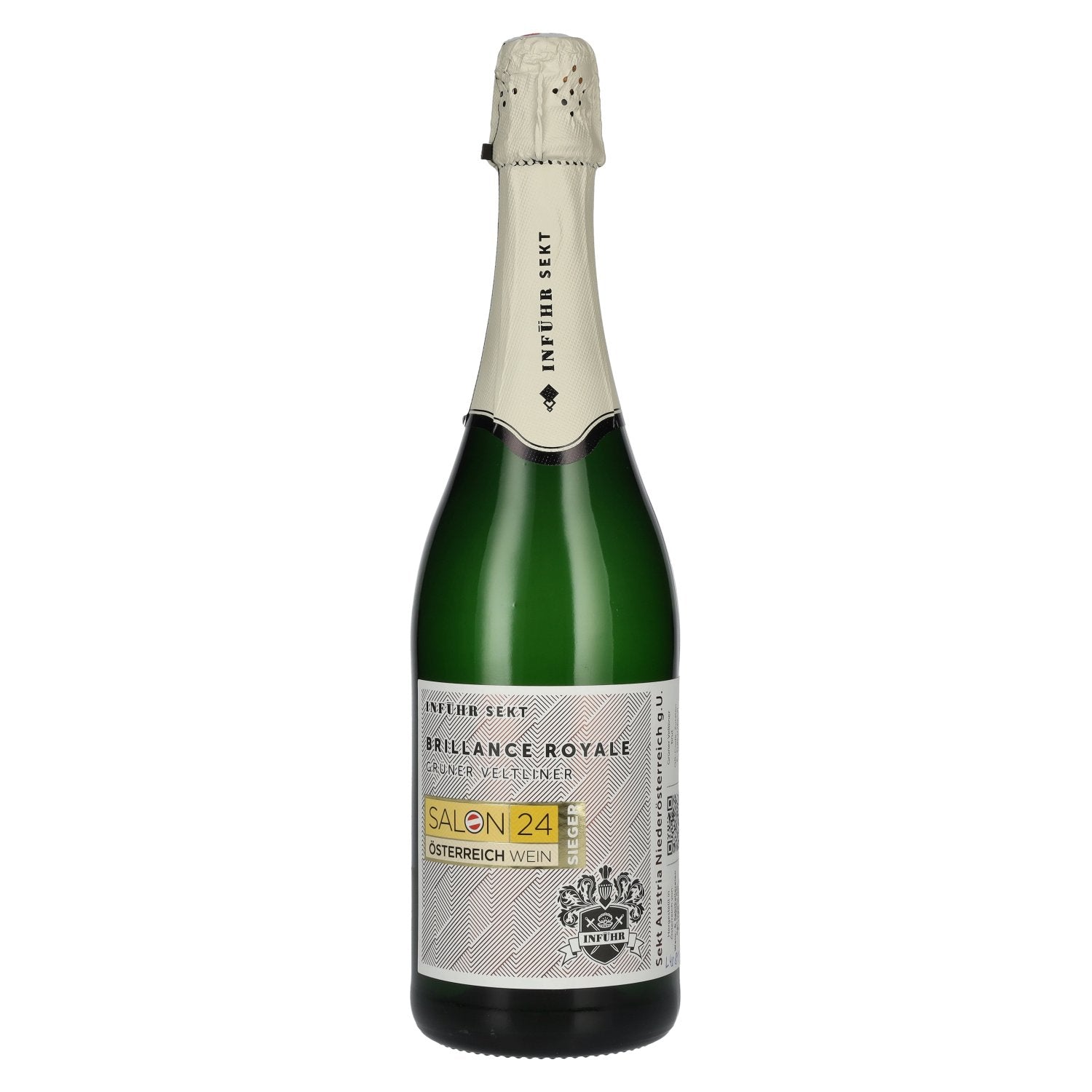 Inführ Sekt Brillance Royale Grüner Veltliner 2024 12,5% Vol. 0,75l