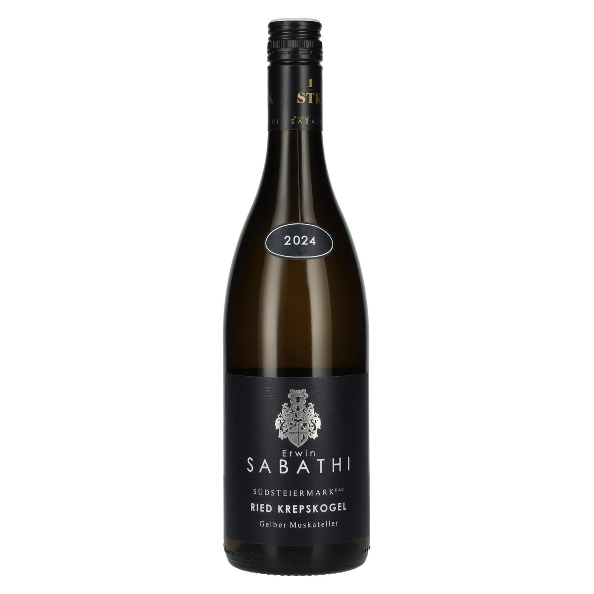 Erwin Sabathi, Muscat jaune, Ried Krepskogel, Südsteiermark DAC 2024, 12,5 % vol., 0,75 l