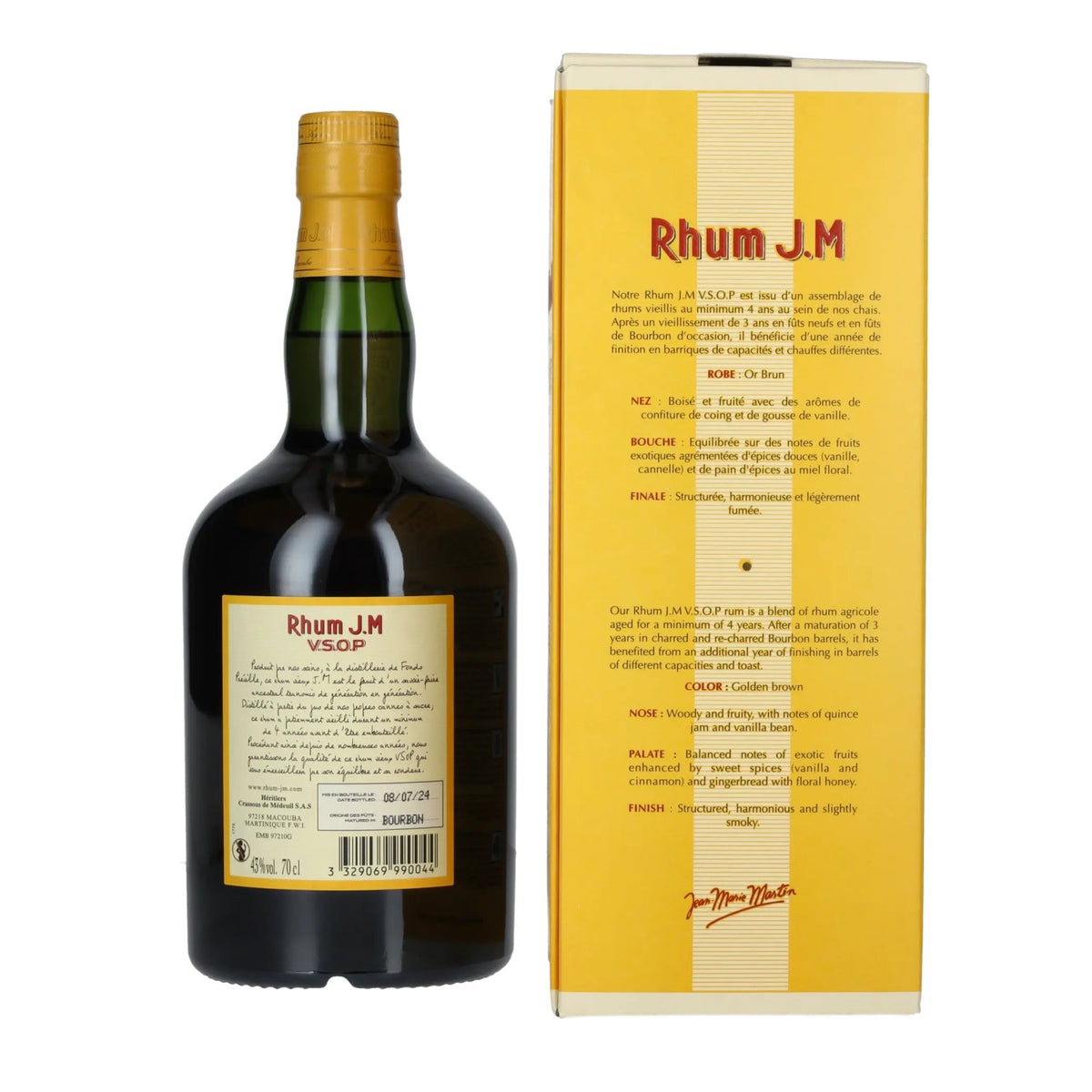 Rhum J.M Vieux Agricole V.S.O.P 43% Vol. 0,7l in Geschenkbox