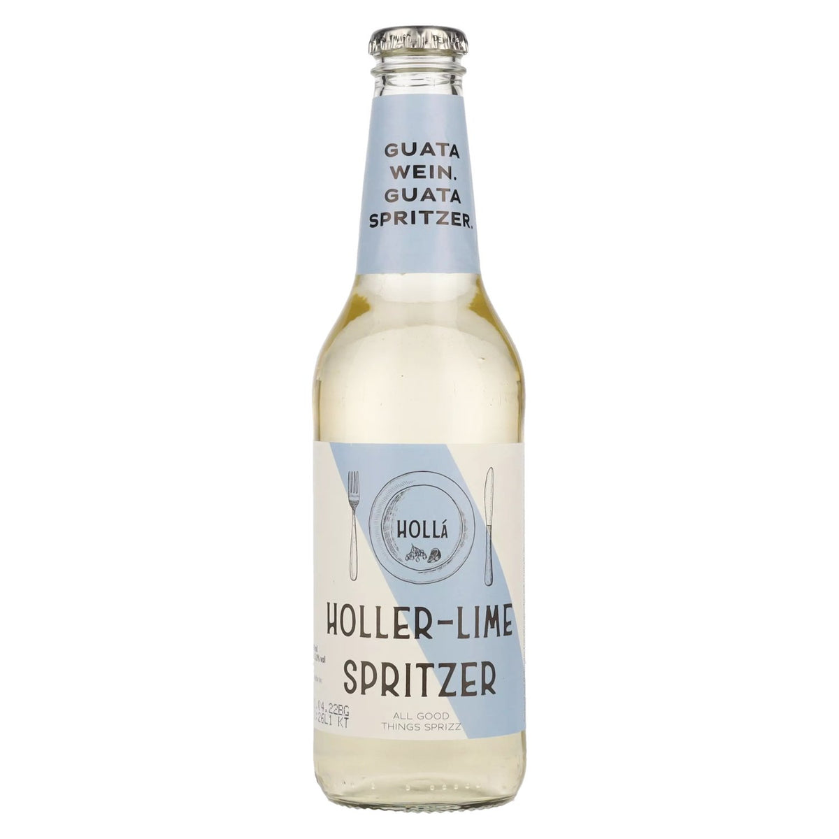 Hollá Holler-Lime Spritzer 5% ABV 0.33 l