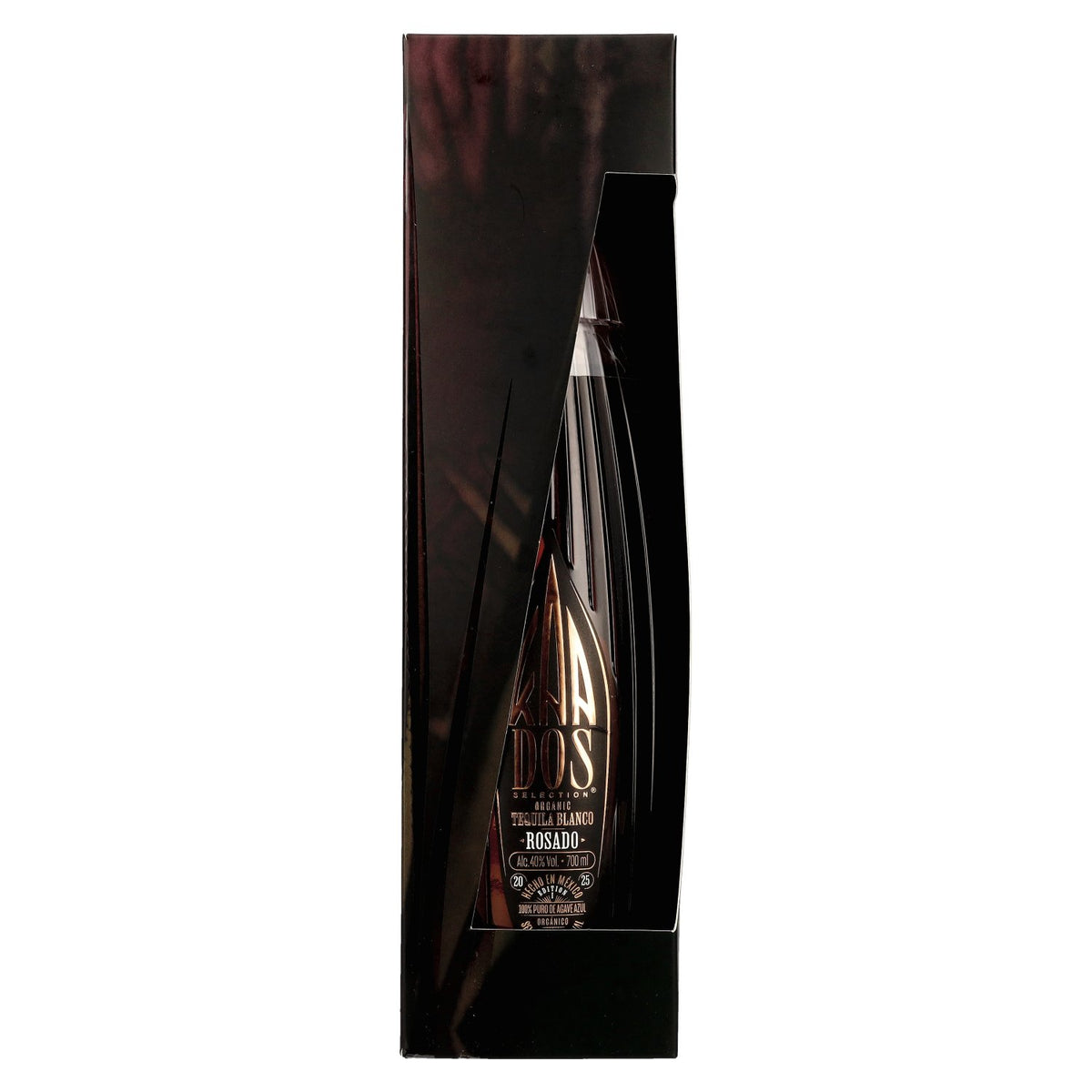 Kaa Dos Selection Organic Tequila BLANCO ROSADO 100% Puro de Agave Azul 40% vol. 0.7 l in a gift box