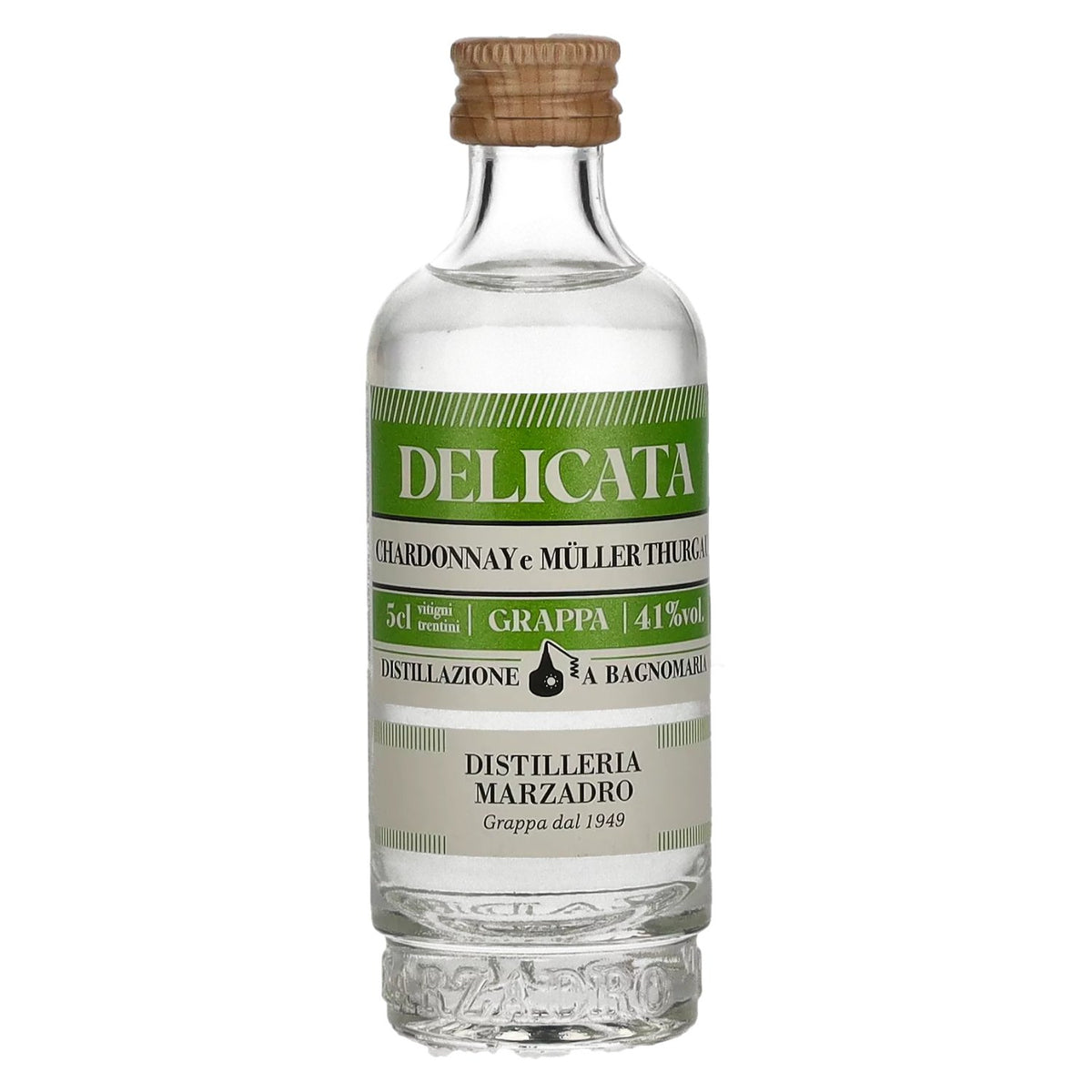 Marzadro DELICATA Grappa 41% vol. 0,05 l