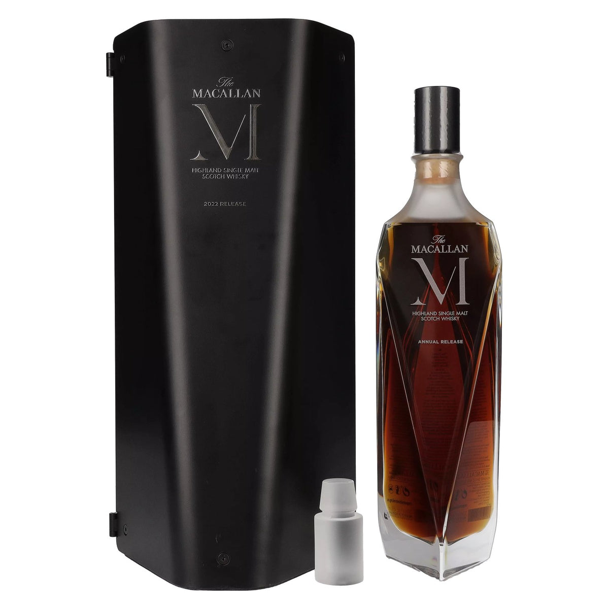 The Macallan M Decanter Release 2022, 45% ABV, 0.7 litres, in a gift box
