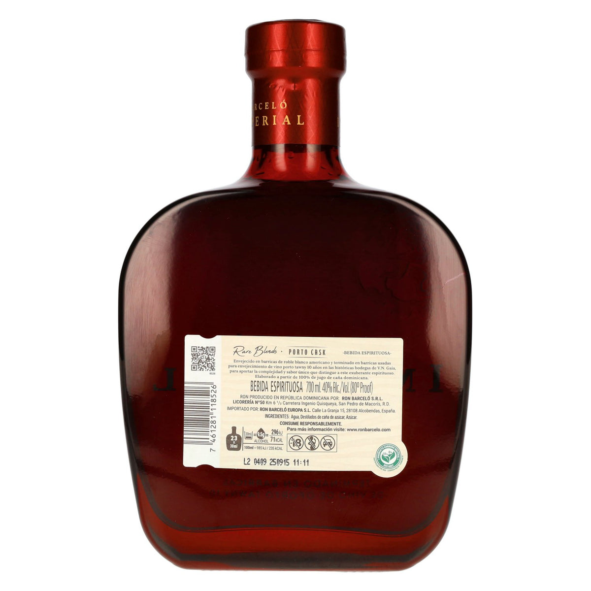 Barceló Imperial Rare Blends Porto Cask 40 % vol. 0,7 l