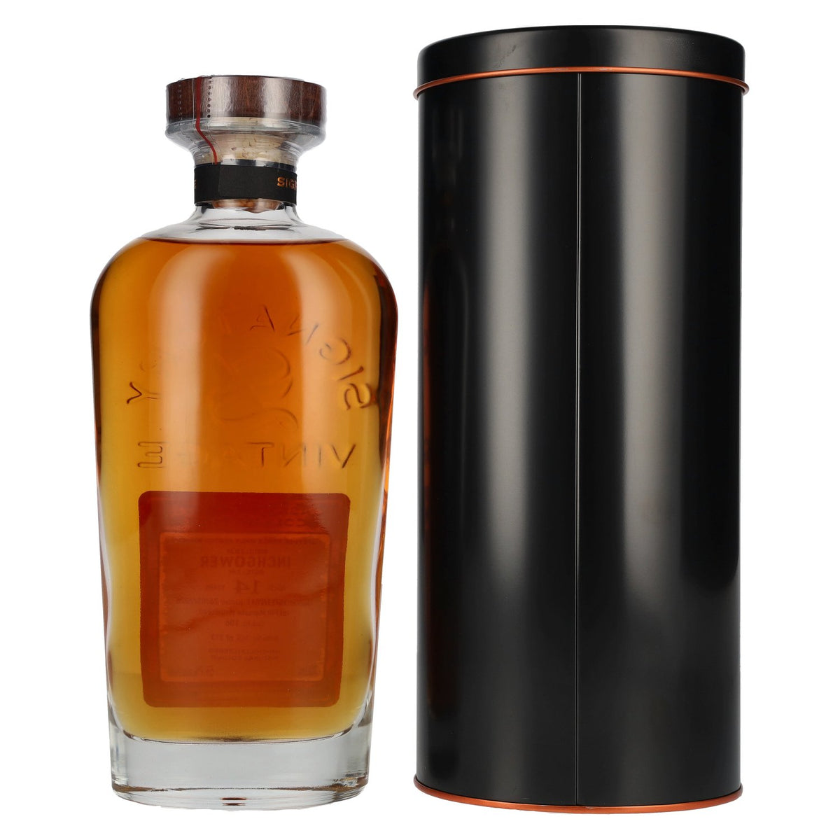 Signatory Vintage Inchgower 14 Years Old 1st Fill Marsala Cask Strength #106 2011 59.7% ABV 0.7l in a tin box