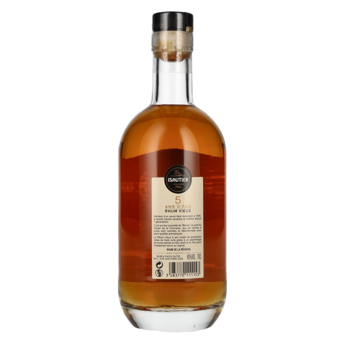 Isautier Rhum Vieux 5 ans d'âge, assemblage, 40 % vol., 0,7 l