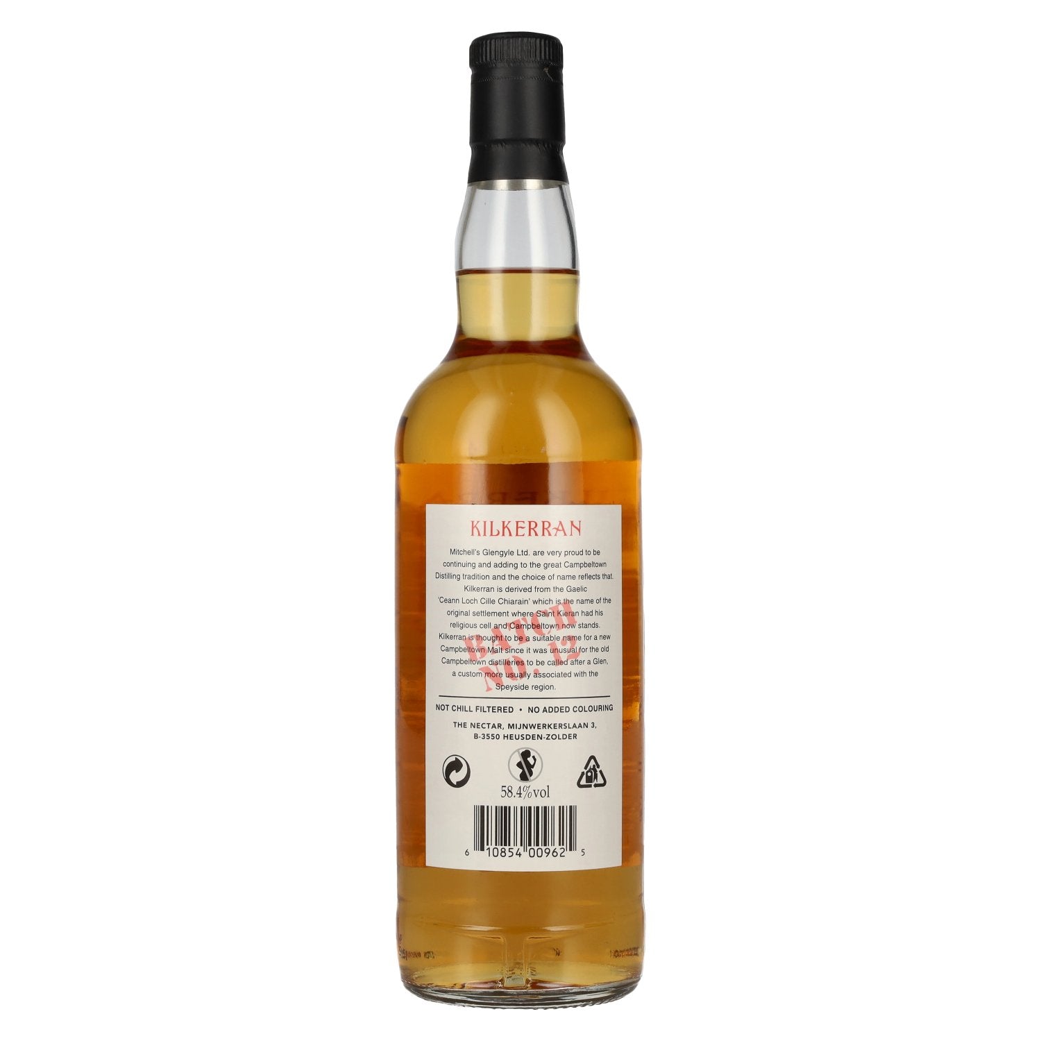 Kilkerran Glengyle Distillery Heavily Peated Small Batch Single Malt Whisky Partij 12 58,4% Vol. 0,7l