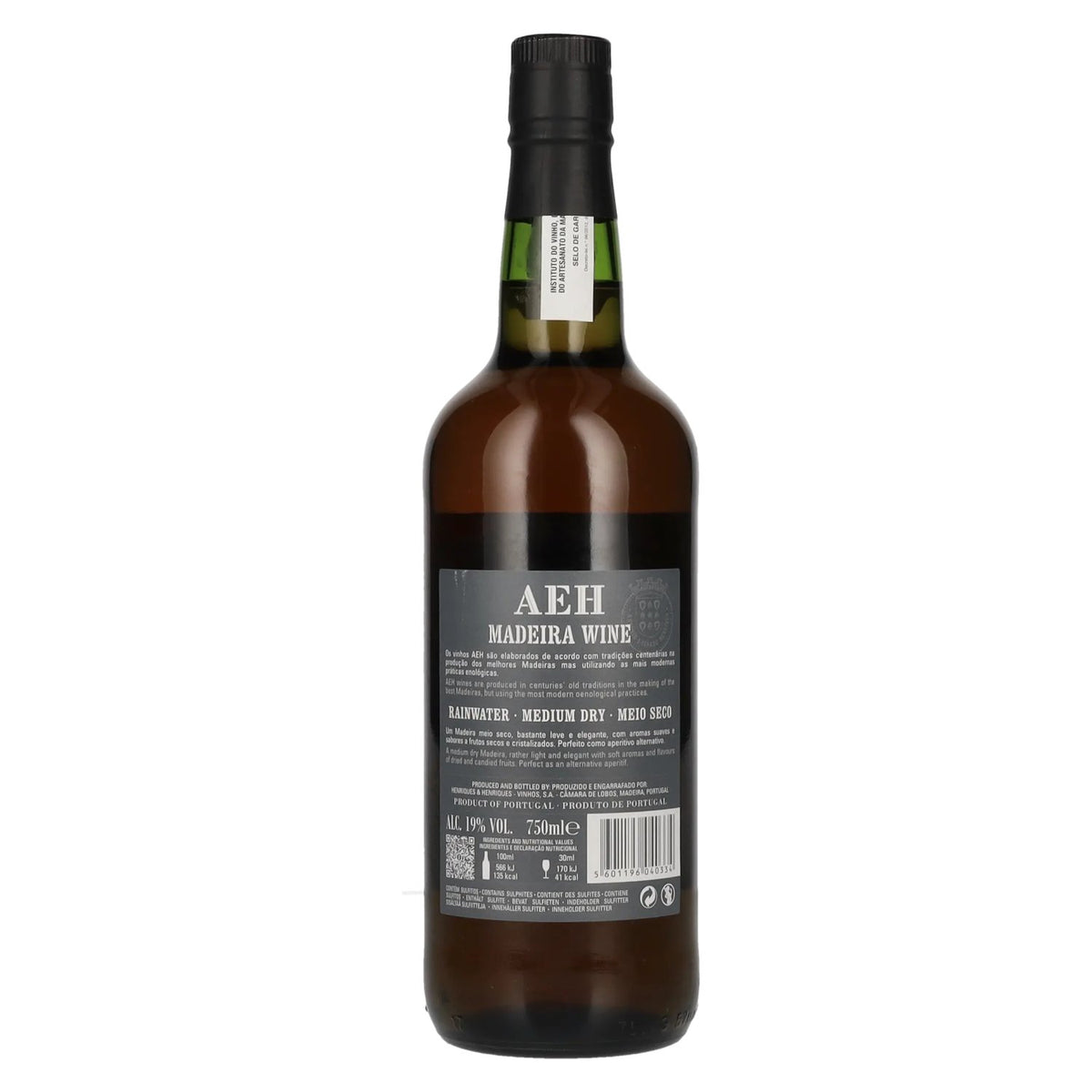 AEH Rainwater Medium Dry Madeira-wijn 19% vol. 0,75 l