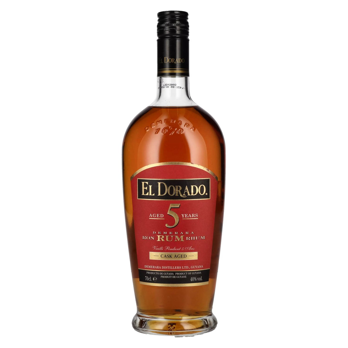 El Dorado 5-Year-Old Cask-Aged Demerara Rum 40% vol. 0.7 l