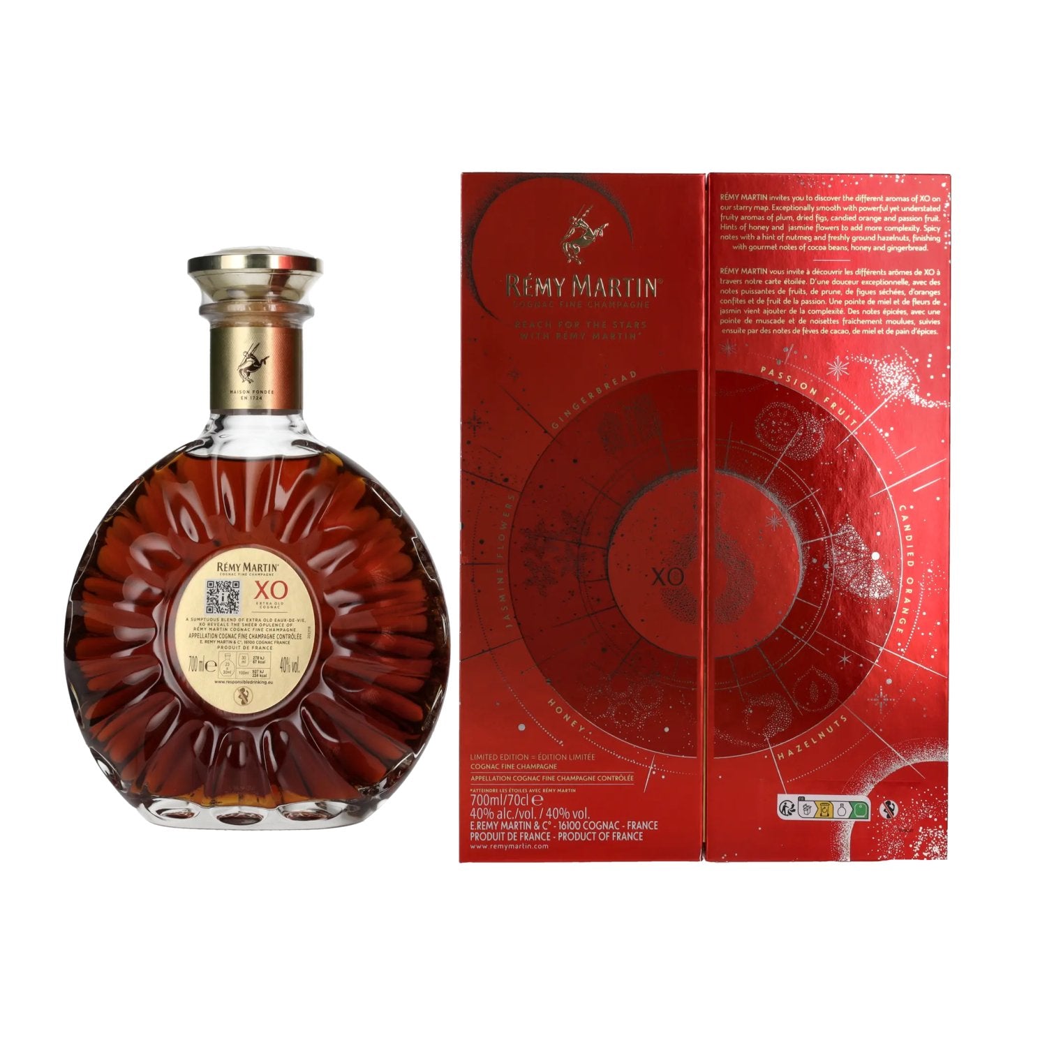 Rémy Martin XO Cognac Fine Champagne End of the Year Limited Edition 40% Vol. 0,7l in Geschenkbox