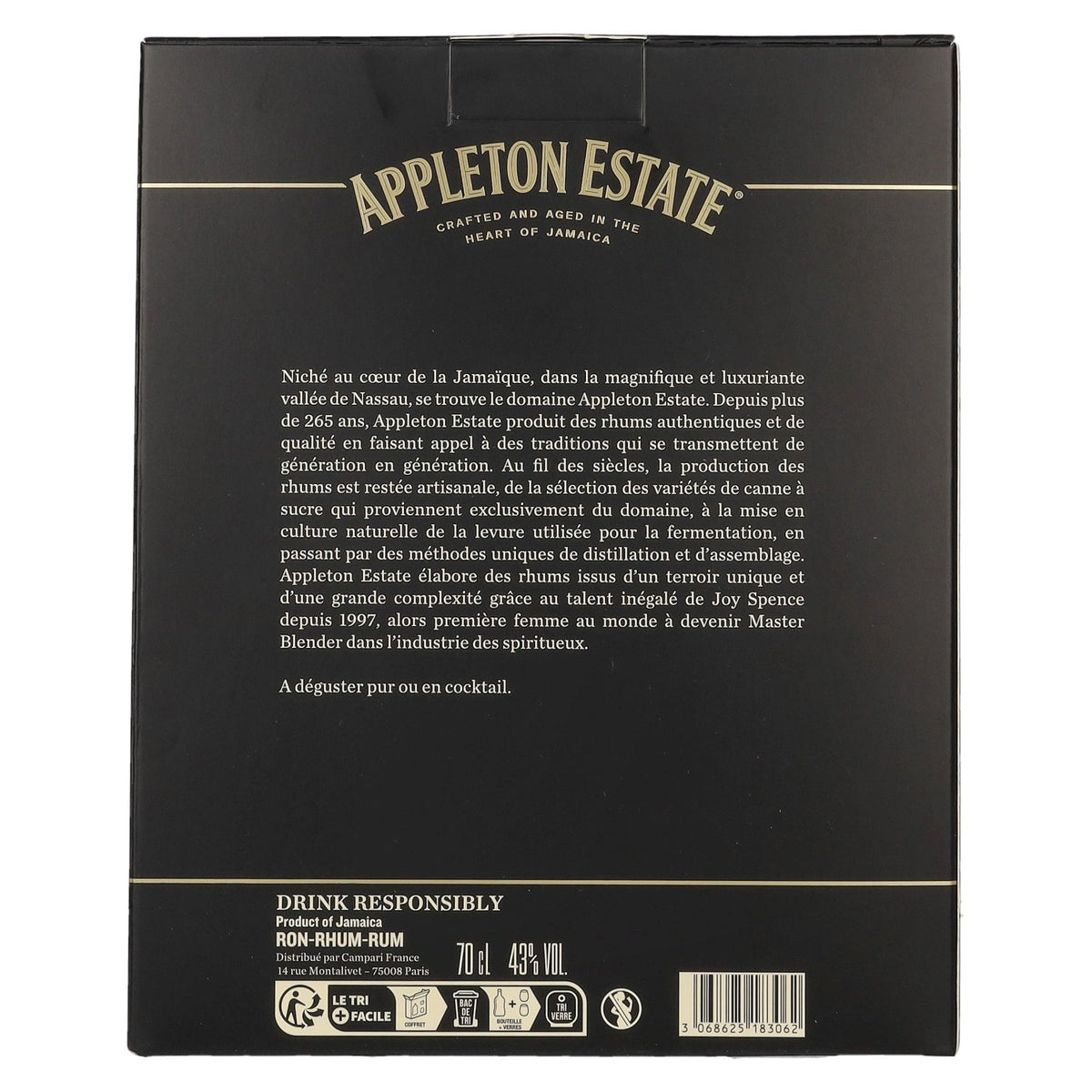 Appleton Estate 12 Years Old Rare Casks Jamaica Rum 43% vol. 0,7 l in geschenkverpakking met 2 glazen