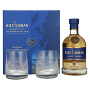 Kilchoman THE MACHIR BAY COFFRET CADEAU 46 % vol., 0,7 l, dans un coffret cadeau avec 2 verres