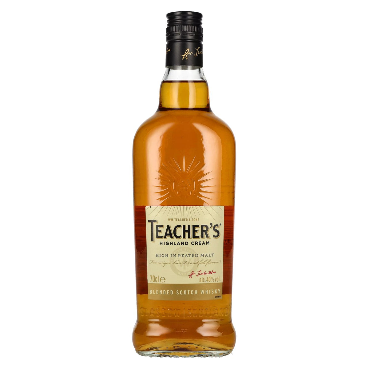 Teacher's HIGHLAND CREAM Blended Scotch Whisky 40% ABV 0.7 litres