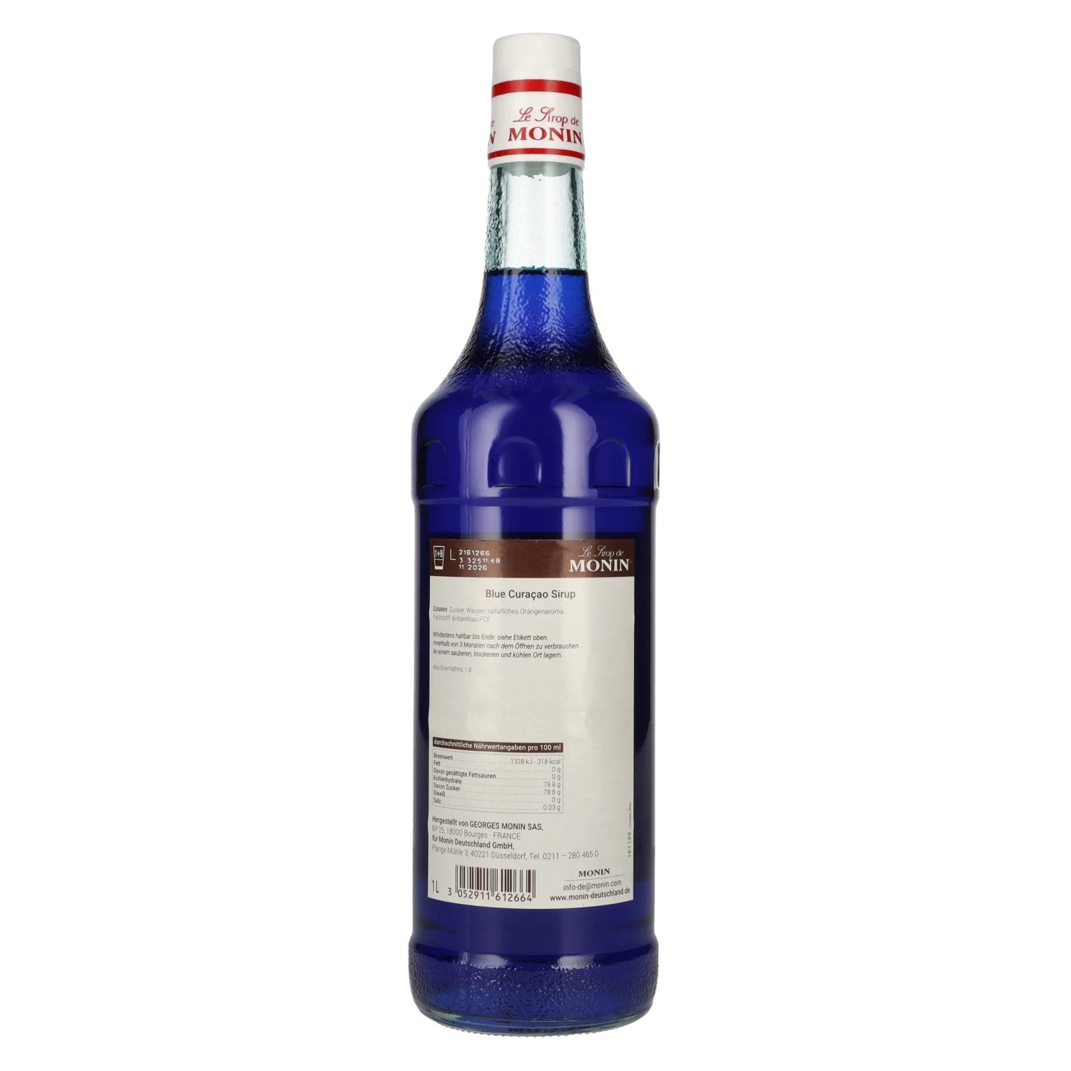 Le Sirop de Monin CURACAO BLAU 1l