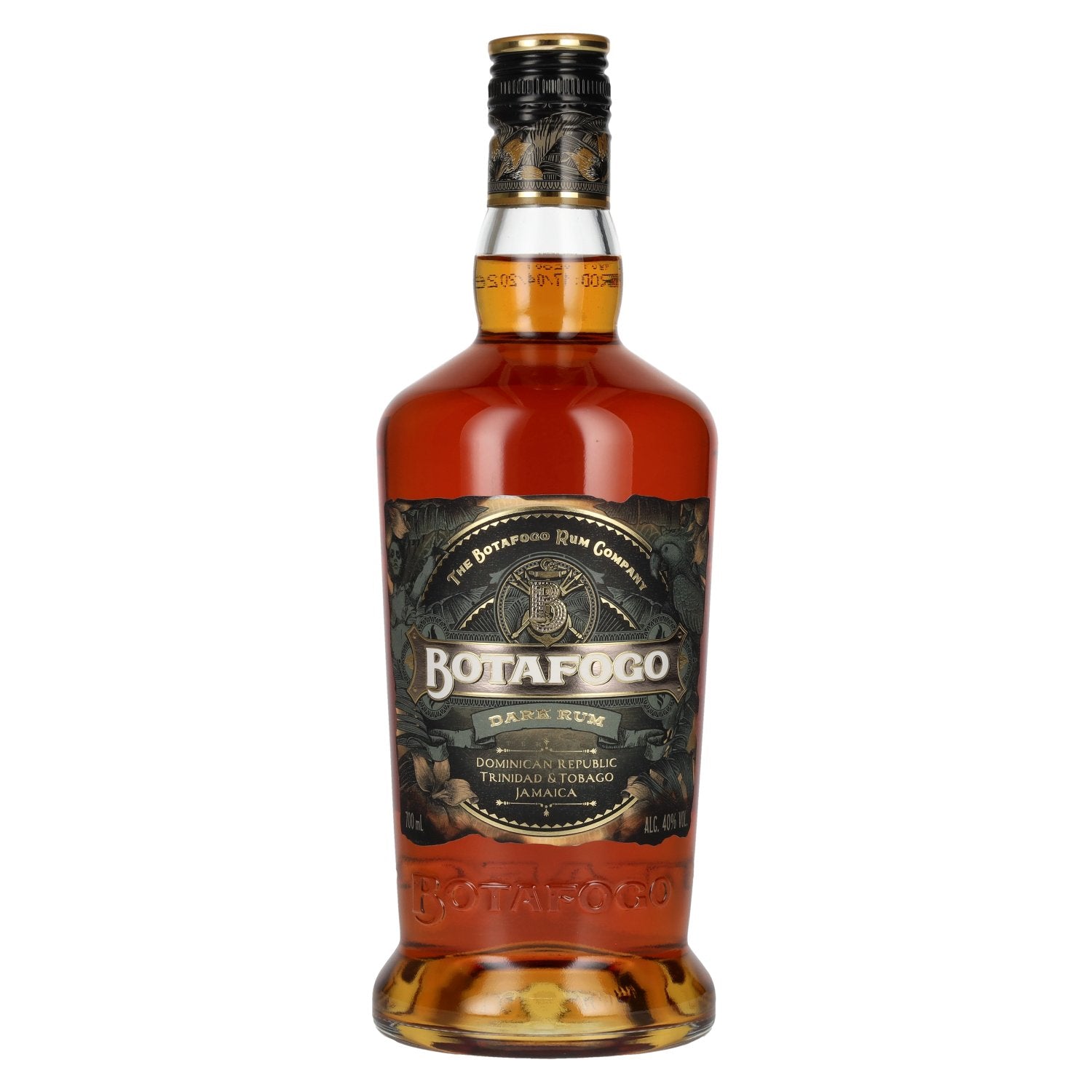 Botafogo DARK RUM République dominicaine Trinidad-et-Tobago Jamaïque 40 % vol. 0,7 l