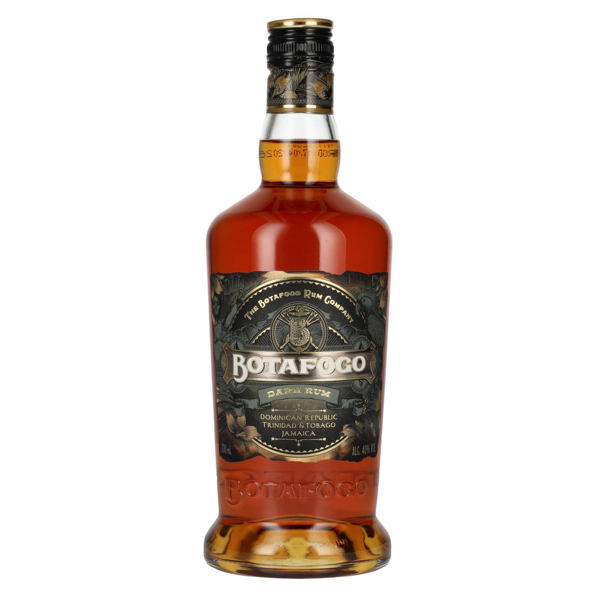 Botafogo DARK RUM Dominican Republic, Trinidad &amp; Tobago, Jamaica 40% vol. 0.7l