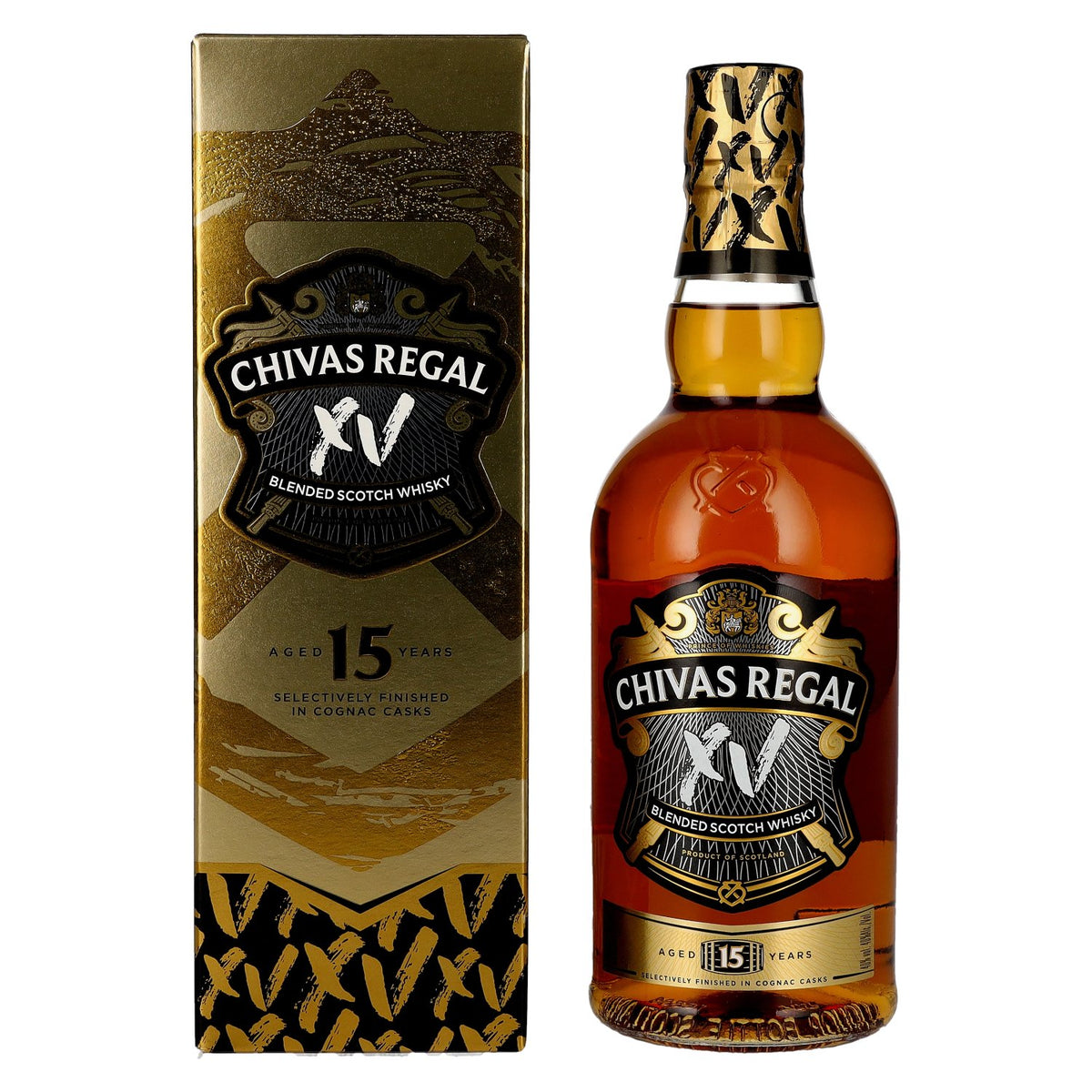 Chivas Regal XV 15 Years Old Blended Scotch Whisky 40% vol. 0.7 l in a gift box