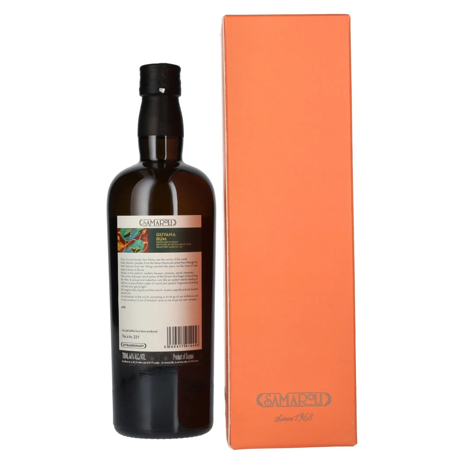 Samaroli Guyana Rum 2003 46% Vol. 0,7l in Geschenkbox