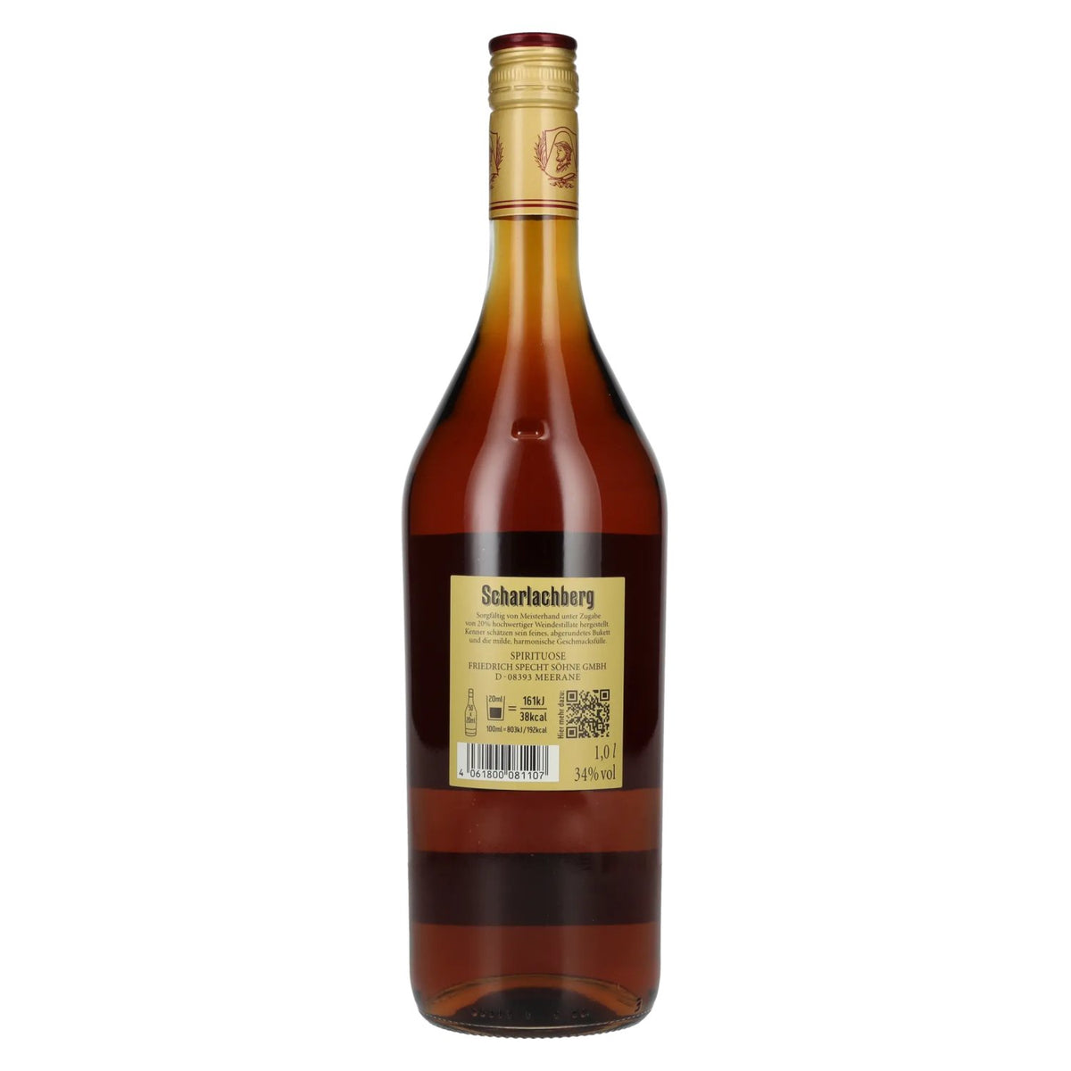 Scharlachberg Meisterbrand 34% vol. 1 l