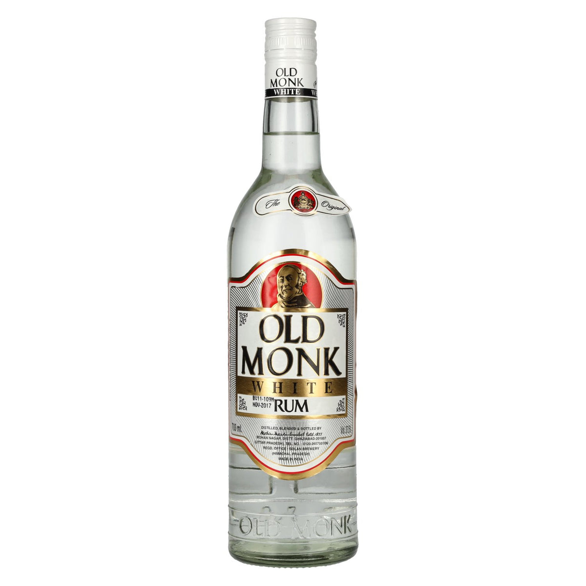 Old Monk WHITE Rum 37.5% ABV 0.7l