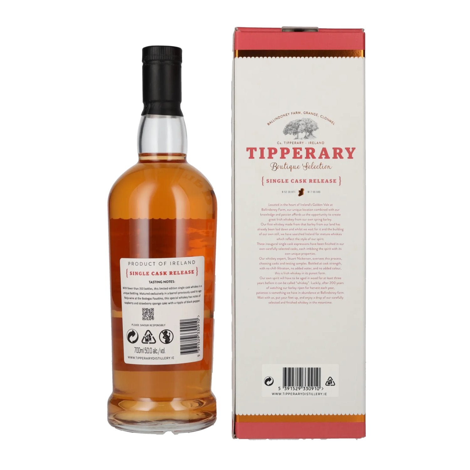 Tipperary Boutique Selection RIOJA WINE Cask Release 2017 50% Vol. 0,7l in gift box