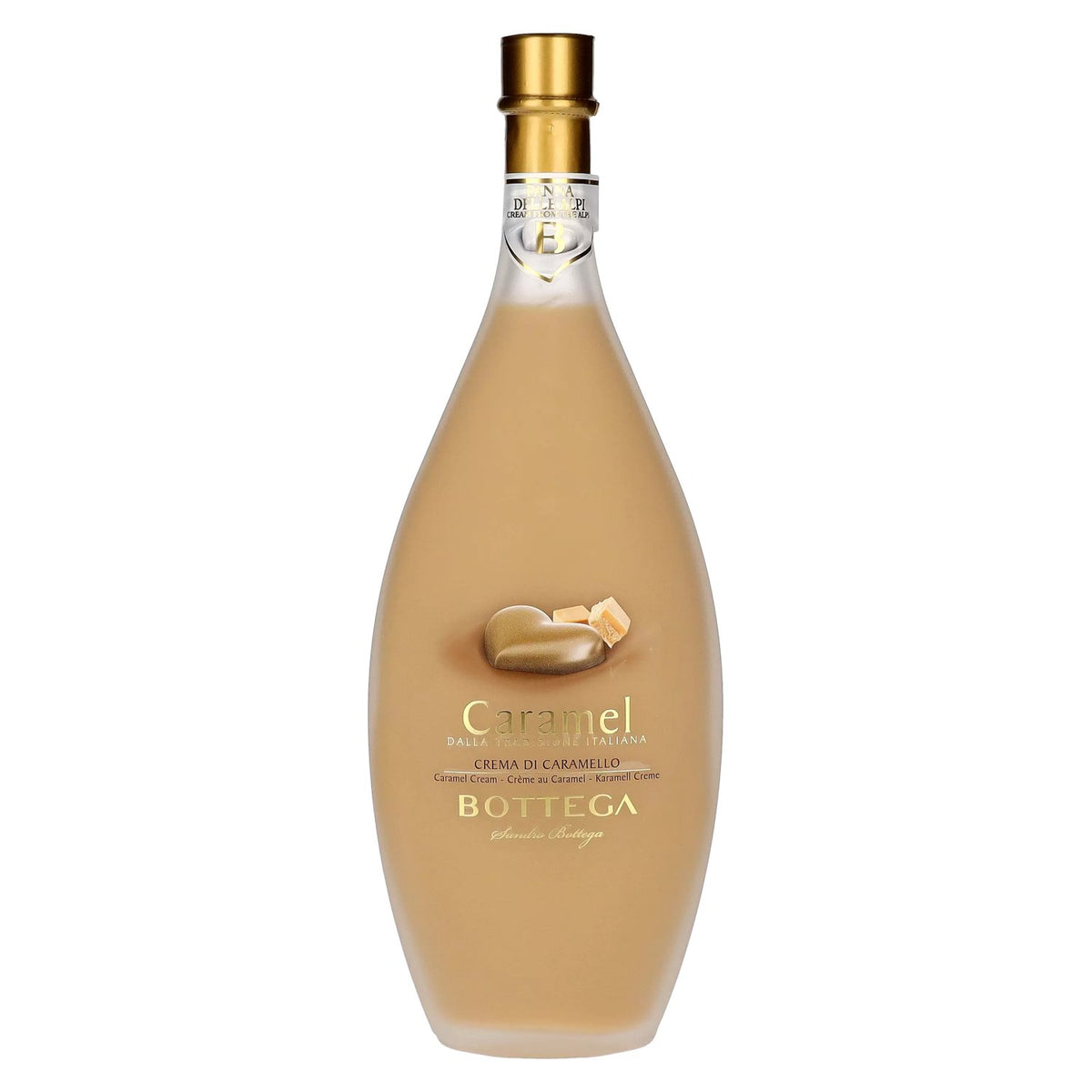 Bottega CARAMEL Crème au caramel et à la grappa 17 % vol. 0,5 l