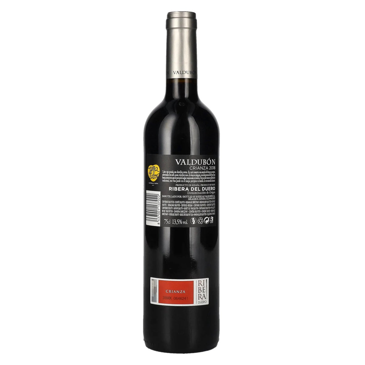 Valdubón Crianza Ribera del Duero 2018 13.5% ABV 0.75 l