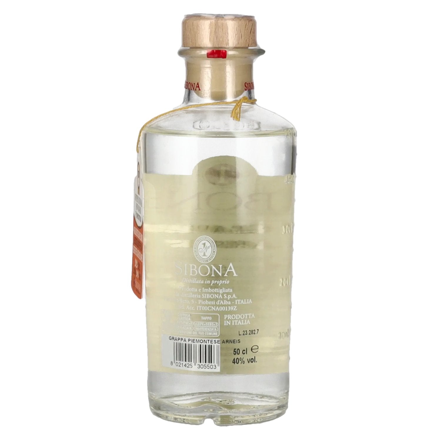 Sibona La Grappa di ARNEIS 40% Vol. 0,5l