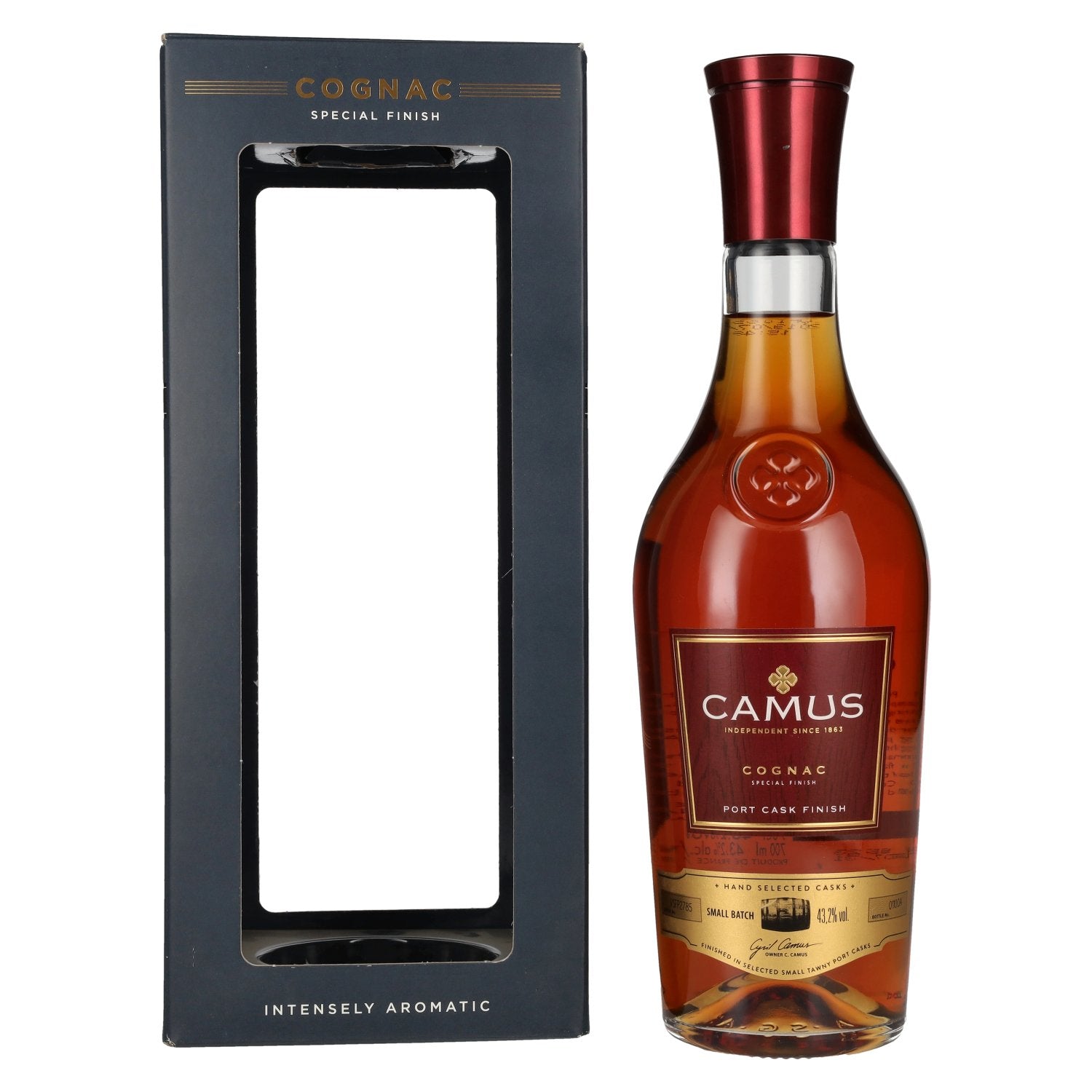 Camus Port Cask Finish Cognac Batch 2 43,2% Vol. 0,7l in Geschenkbox
