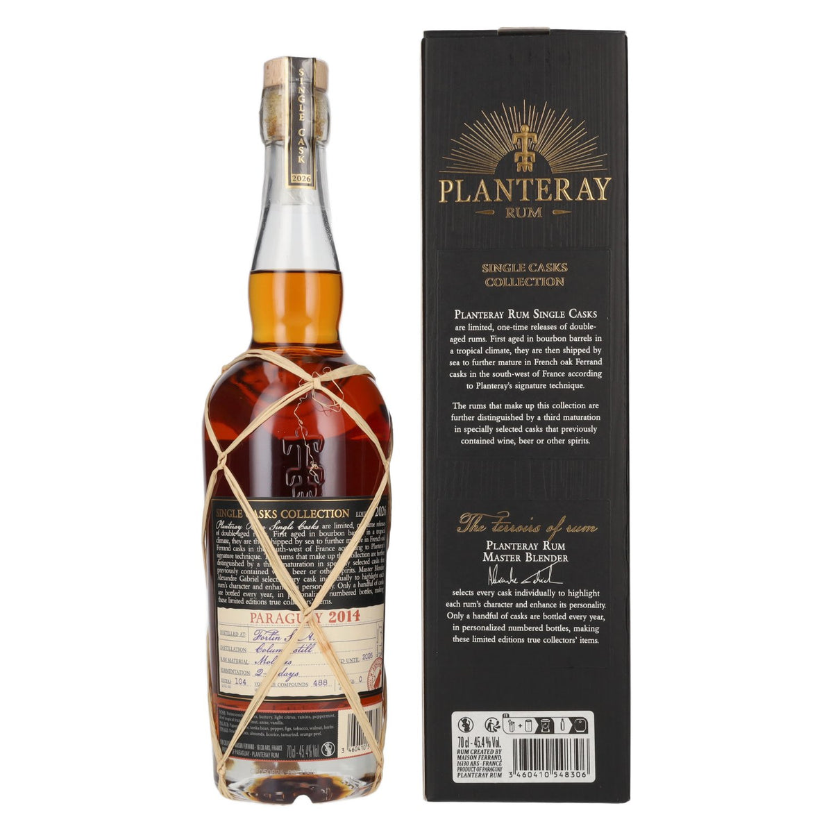 Planteray Rum PARAGUAY Single Cask Marsala Barrel 2014 45,4% vol. 0,7 l in geschenkverpakking