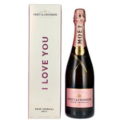 Moët & Chandon Champagne ROSÉ IMPÉRIAL Brut I Love You Edition 12% Vol. 0,75l in Geschenkbox